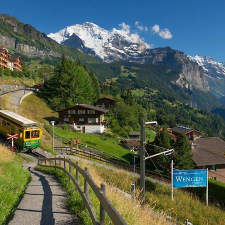 Chalet Bergfrieden Penthouse Wengen Eksteriør billede