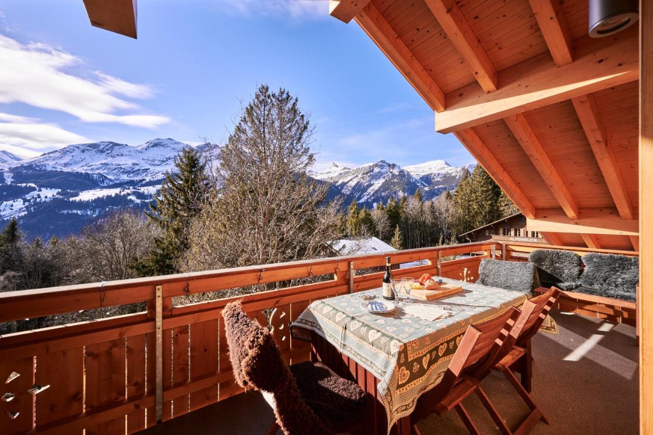 Chalet Bergfrieden Penthouse Wengen Eksteriør billede