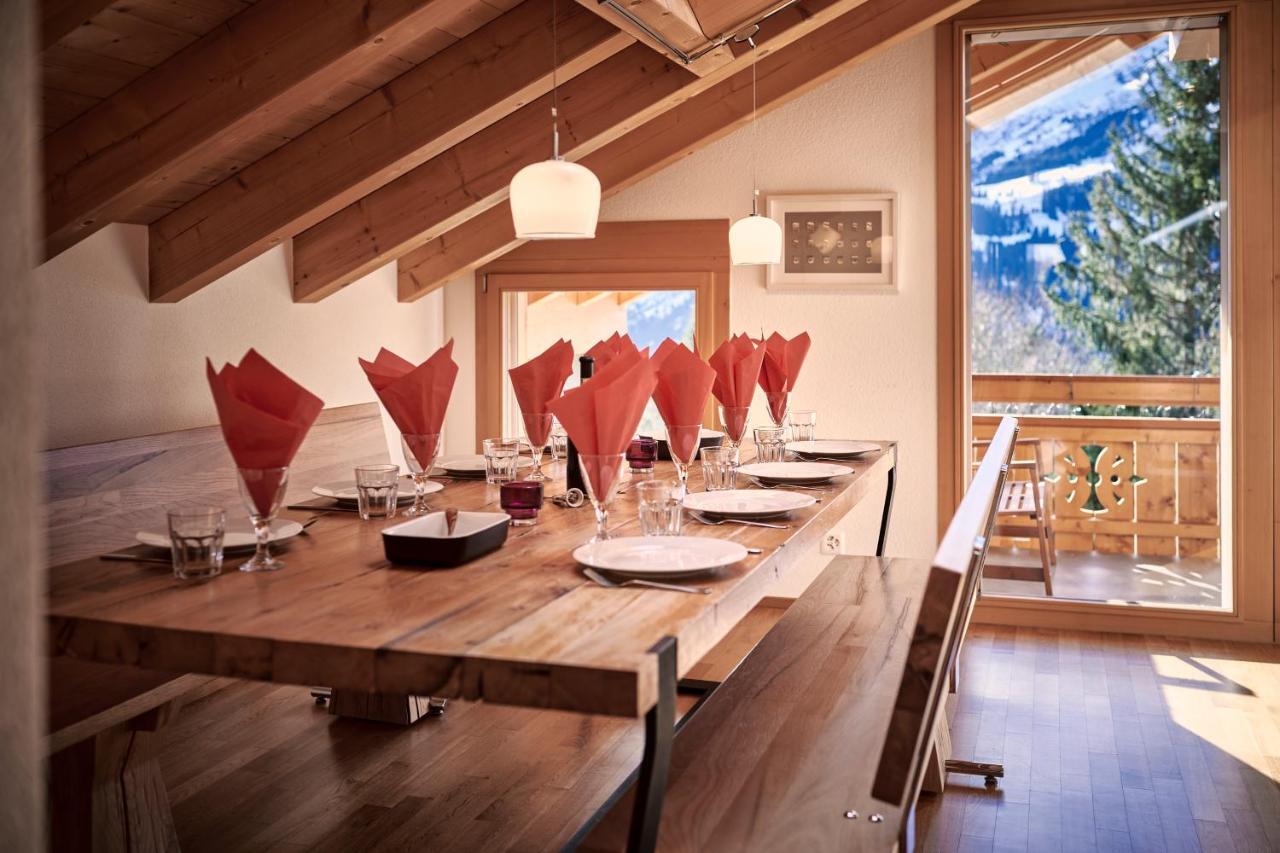 Chalet Bergfrieden Penthouse Wengen Eksteriør billede