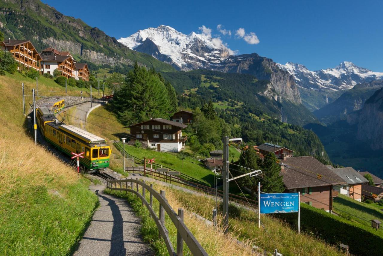 Chalet Bergfrieden Penthouse Wengen Eksteriør billede