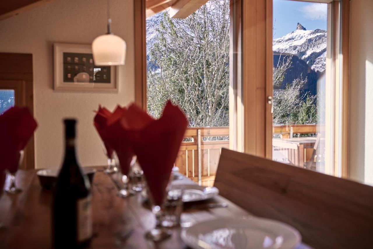 Chalet Bergfrieden Penthouse Wengen Eksteriør billede