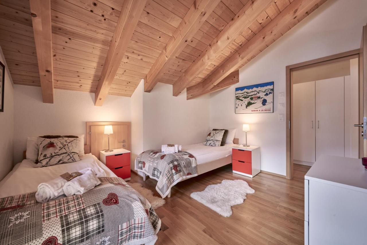 Chalet Bergfrieden Penthouse Wengen Eksteriør billede