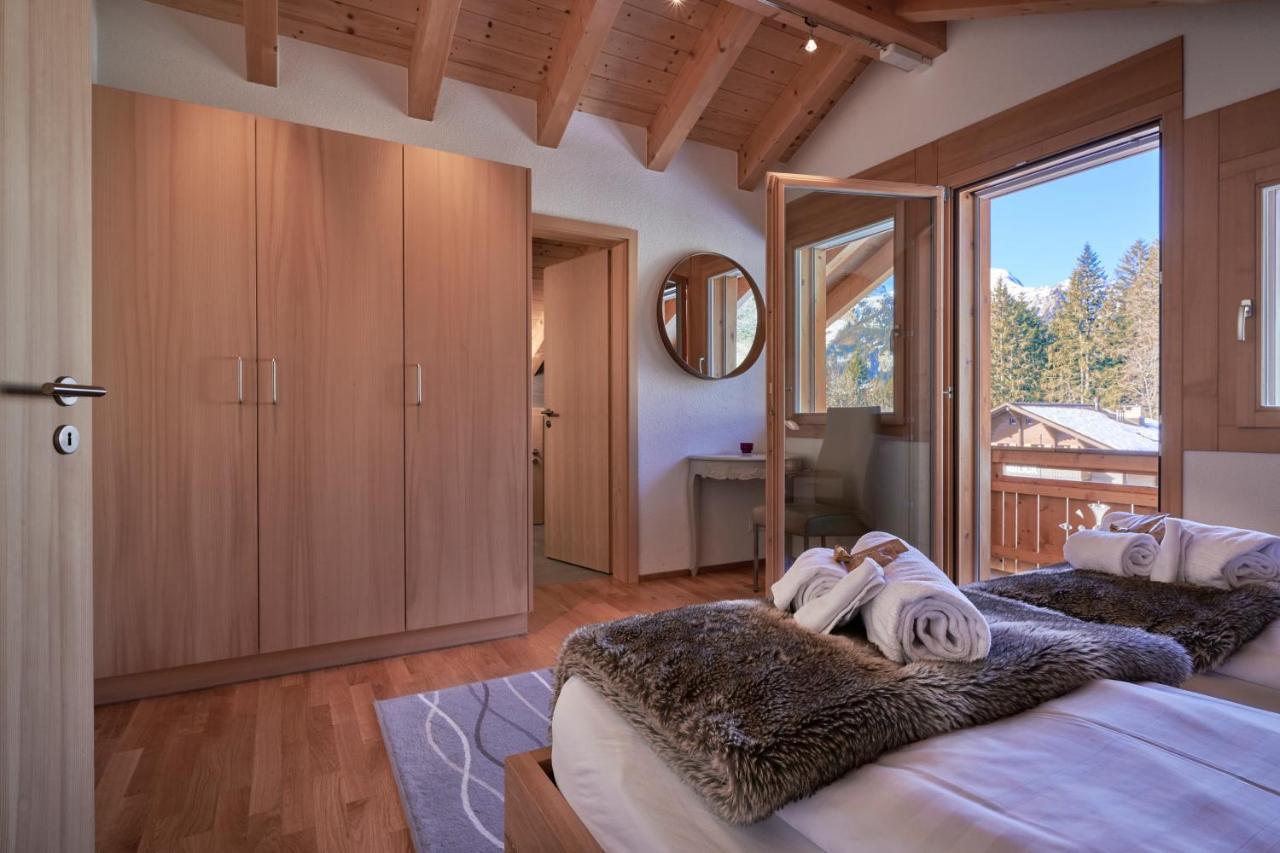 Chalet Bergfrieden Penthouse Wengen Eksteriør billede