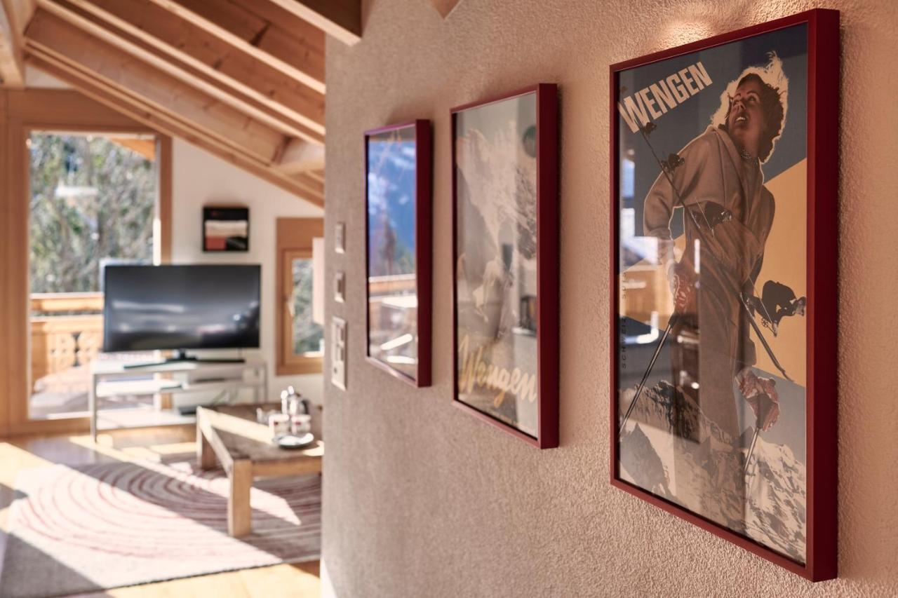 Chalet Bergfrieden Penthouse Wengen Eksteriør billede