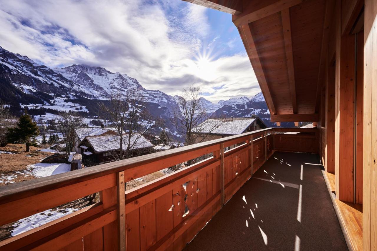 Chalet Bergfrieden Penthouse Wengen Eksteriør billede