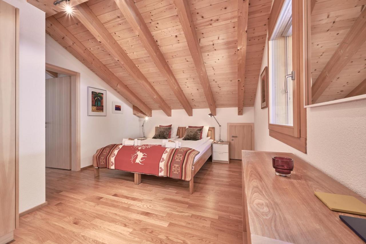 Chalet Bergfrieden Penthouse Wengen Eksteriør billede