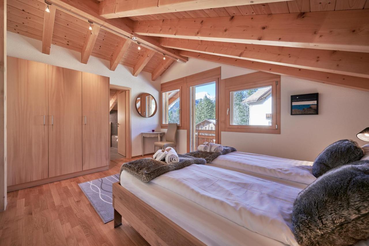 Chalet Bergfrieden Penthouse Wengen Eksteriør billede