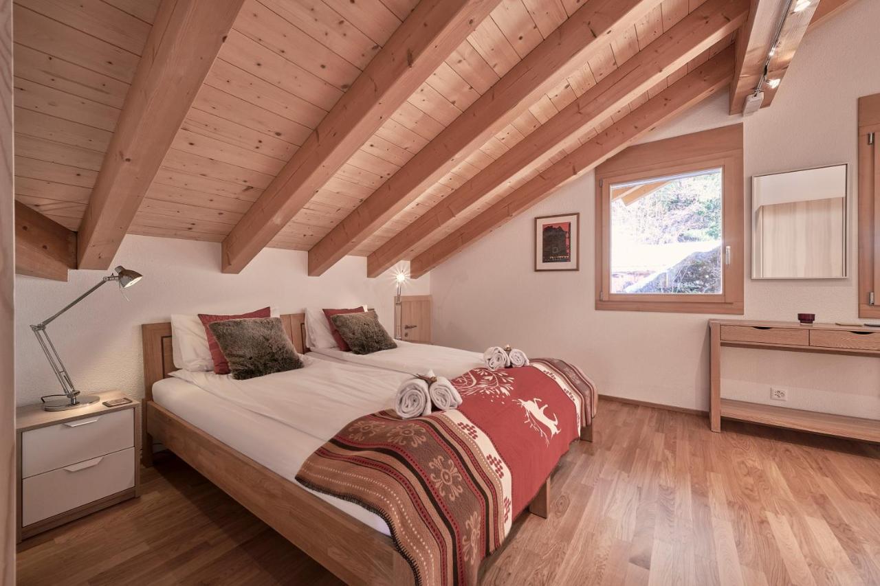 Chalet Bergfrieden Penthouse Wengen Eksteriør billede